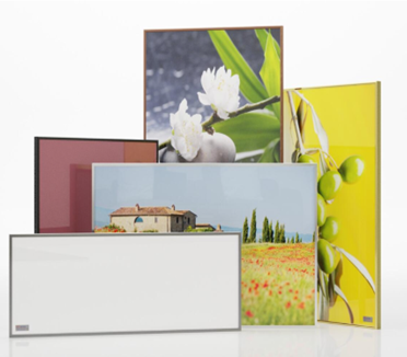 Infranomic Glasheizung mit individuellem Bilddruck