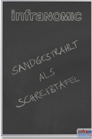 Infranomic Glasheizung mit Schreibtafel-Oberfläche