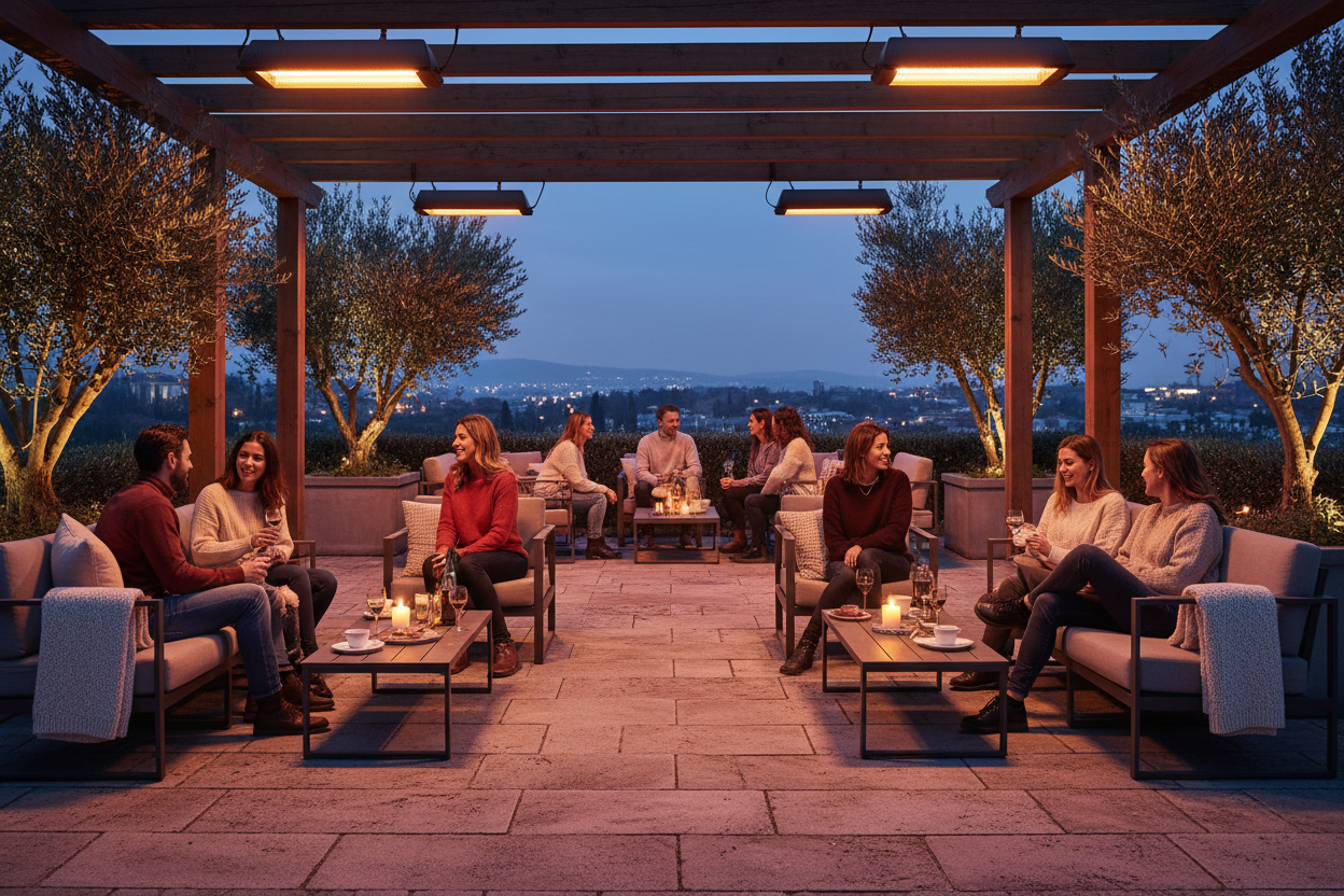 Terrasse Infrarot